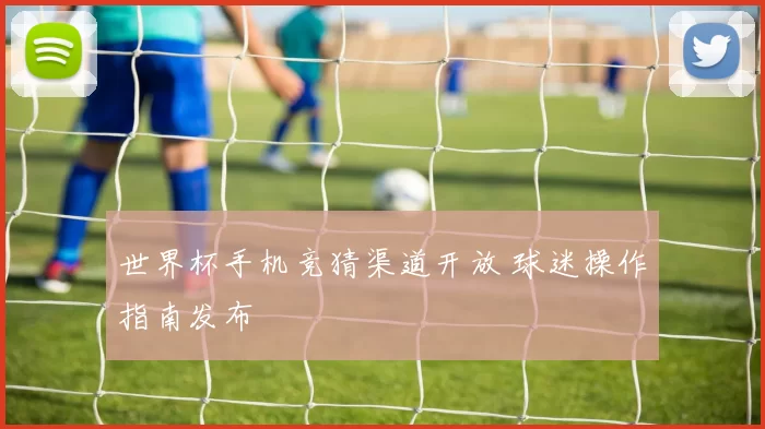世界杯手机竞猜渠道开放 球迷操作指南发布