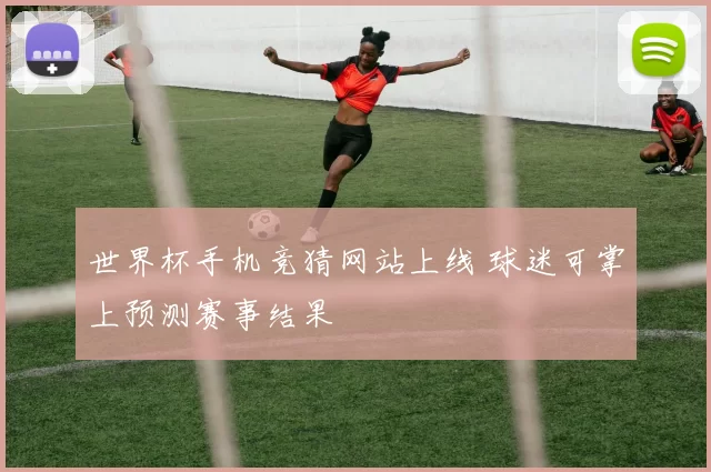 世界杯手机竞猜网站上线 球迷可掌上预测赛事结果