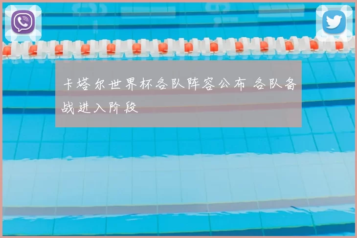 卡塔尔世界杯各队阵容公布 各队备战进入阶段